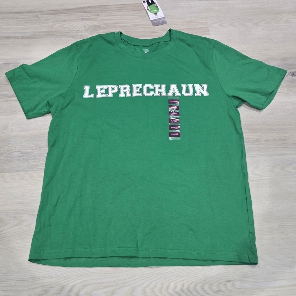 Leprechaun Green Men's T-Shirt Size XL NWT